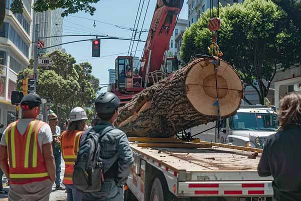 removing tree from the city